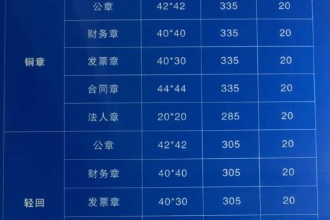 拉薩刻公章需要什么資料，多少錢(qián)一個(gè)，要多久？刻制全套印章又要多少錢(qián)？