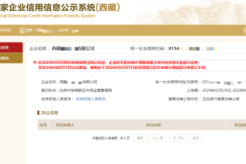 西藏拉薩公司，2024年最新簡易注銷流程、常見問題